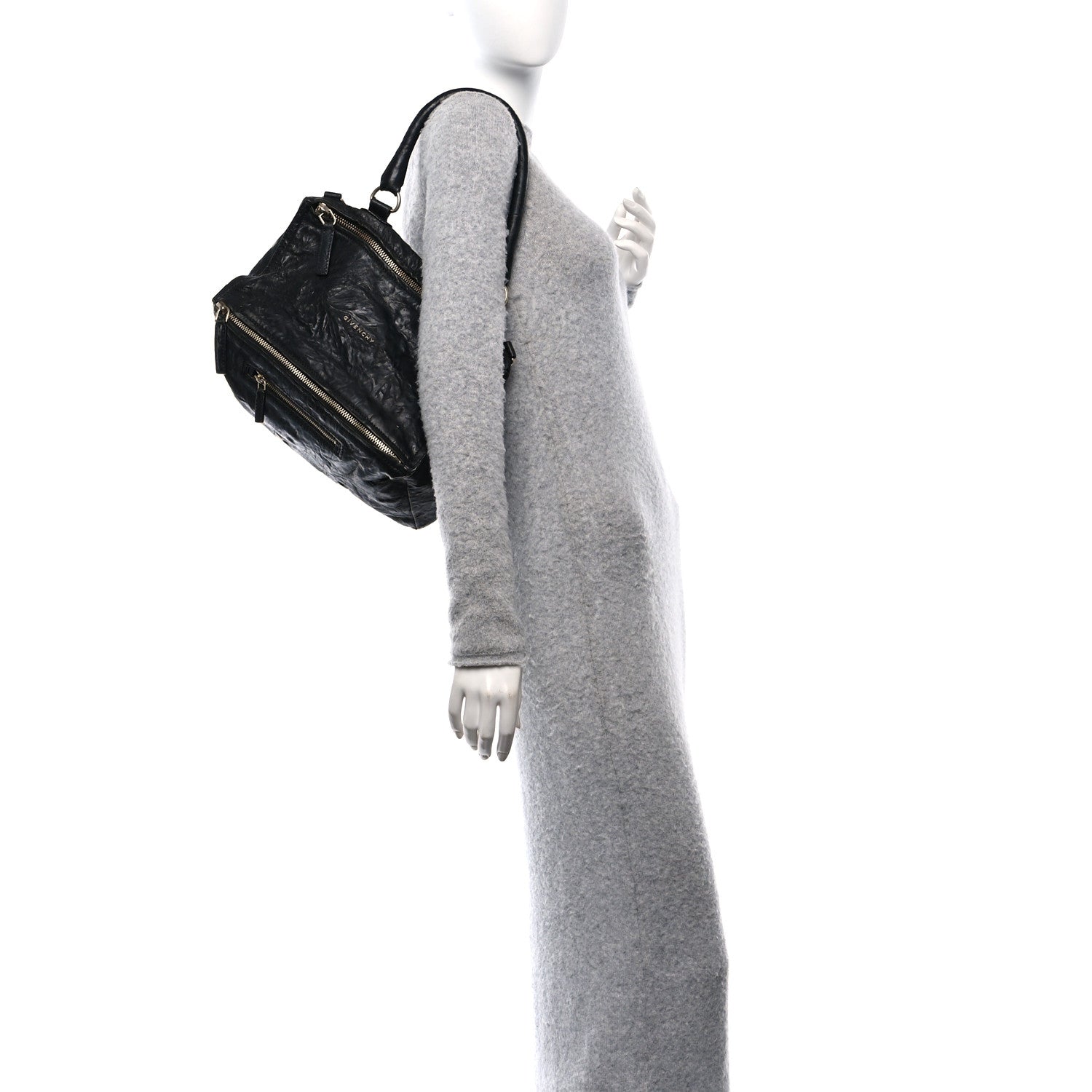 Givenchy Tumbled Sheepskin Medium Pandora Black 2 of 14