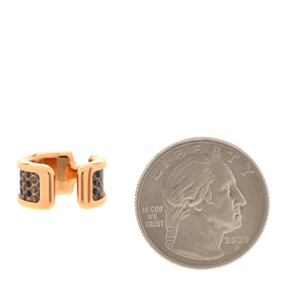 Hermes Lizard Olympe Ear Cuff OM Ombre 2 of 3