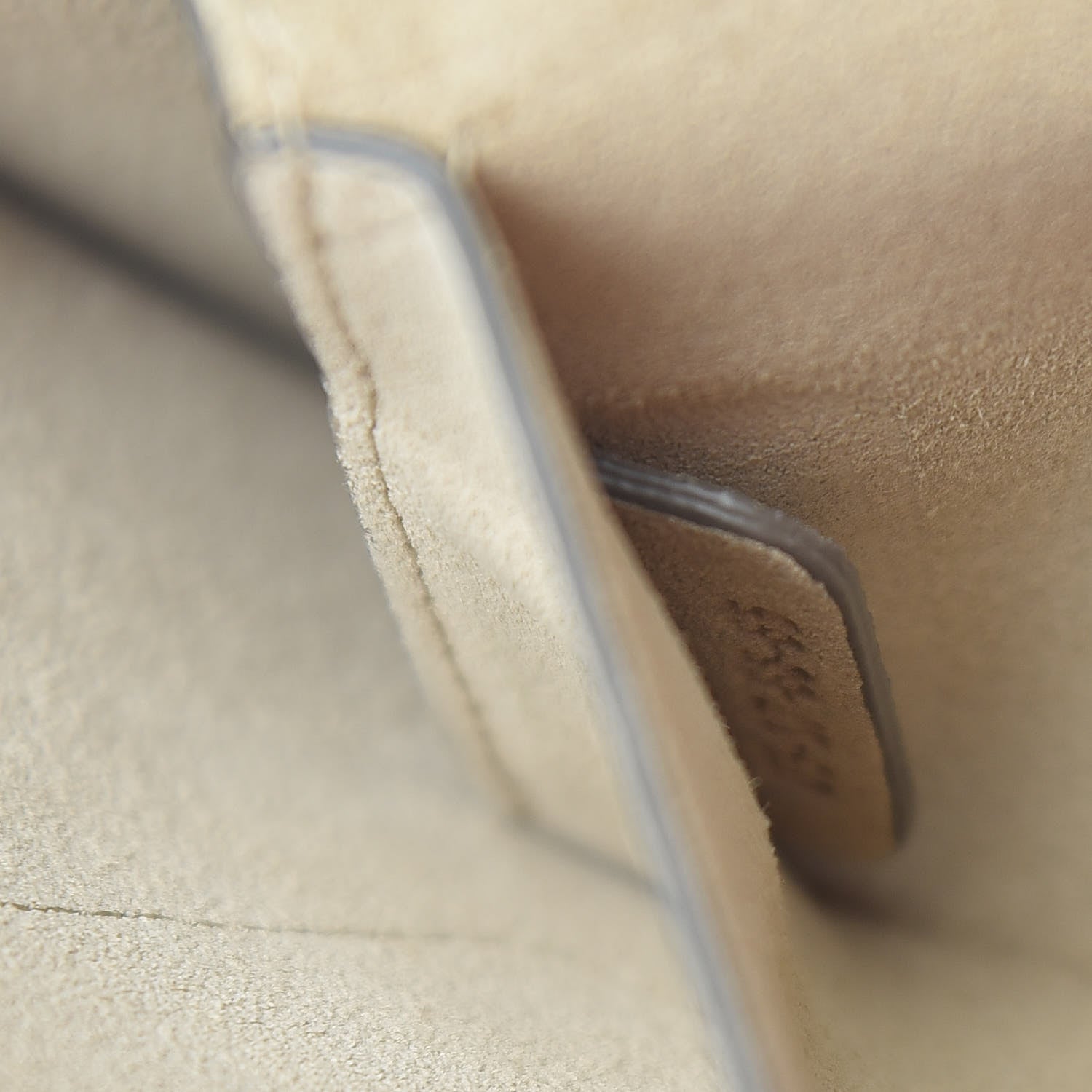 Chloe Suede Calfskin Small Faye Shoulder Bag Motty Grey 8 of 11