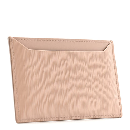 Prada Vitello Move Triangle Card Case Cipria 3 of 10