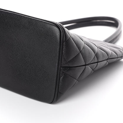 Chanel Caviar Quilted Medallion Tote Black 9 of 9