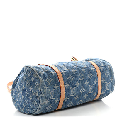 Louis Vuitton Monogram Denim Papillon Denim Blue 5 of 10