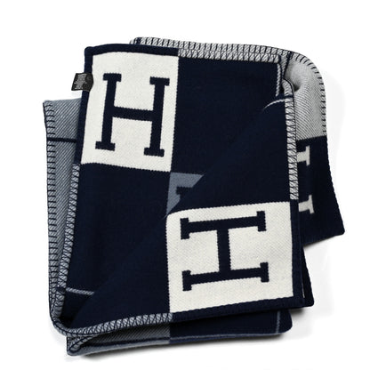 Hermes Wool Cashmere Avalon III Blanket Caban Ecru 2 of 3