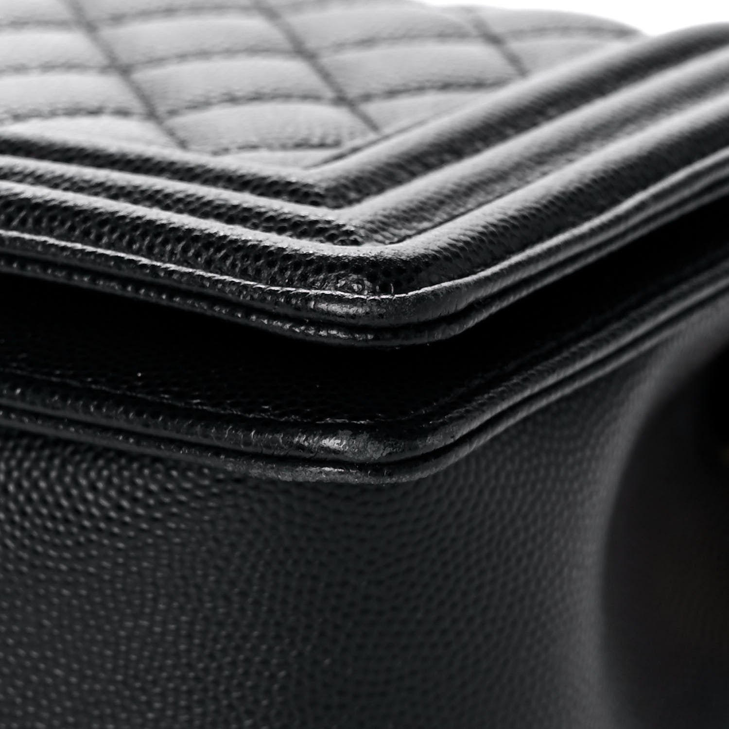 Chanel Caviar Quilted Medium Boy Flap Black 11 of 15