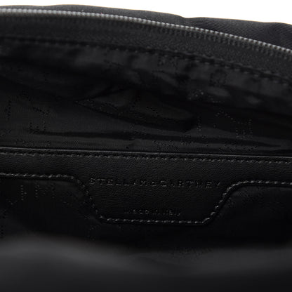 Stella McCartney Eco Nylon Logo Medium Boston Crossbody Black 9 of 11