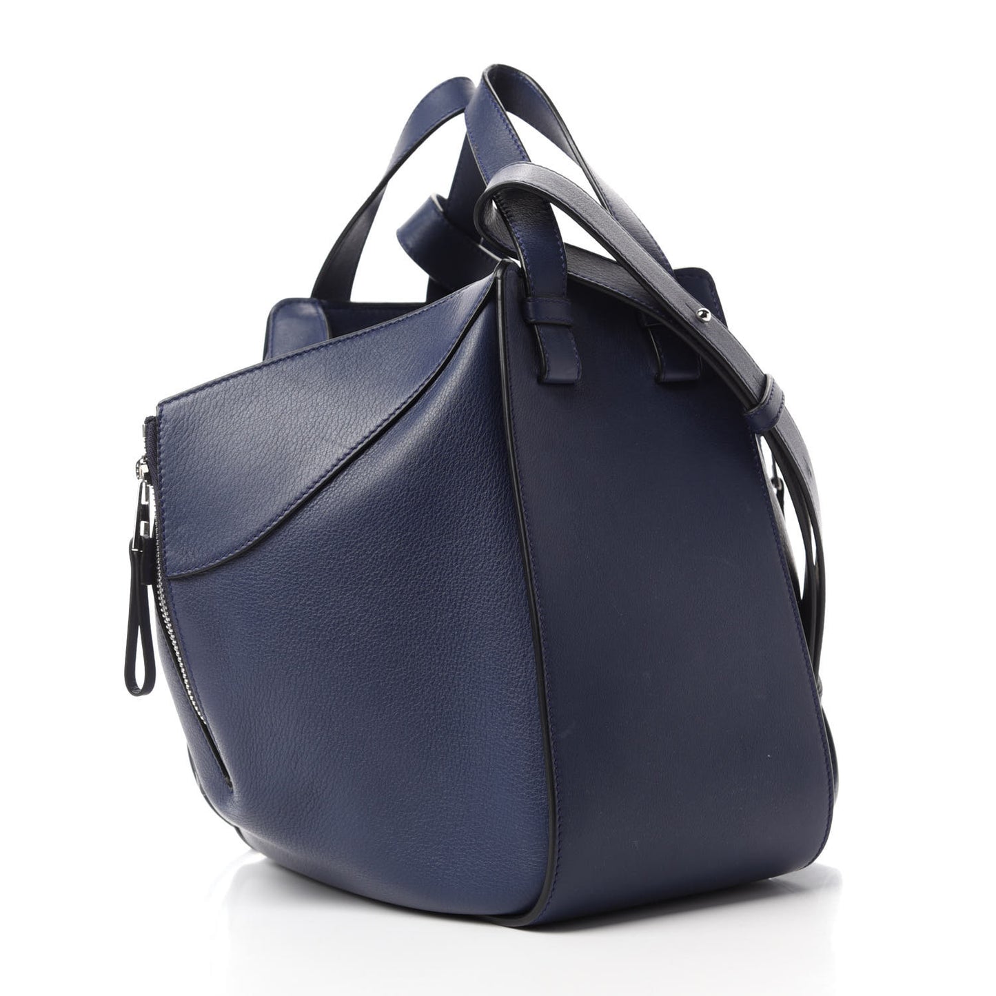 Calfskin Small Hammock Shoulder Bag Marine