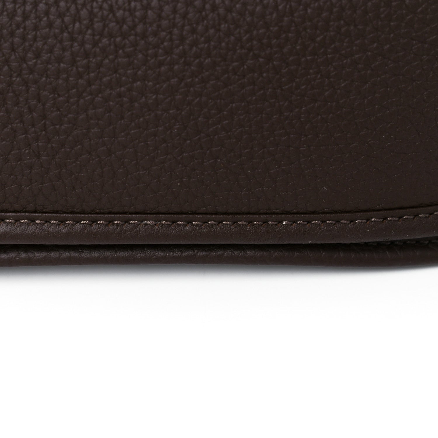 Hermes Taurillon Clemence Evelyne III PM Chocolate 12 of 16