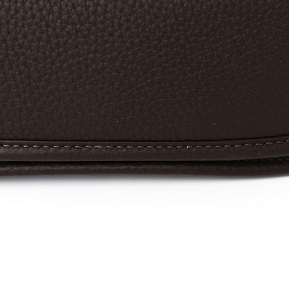 Hermes Taurillon Clemence Evelyne III PM Chocolate 12 of 16