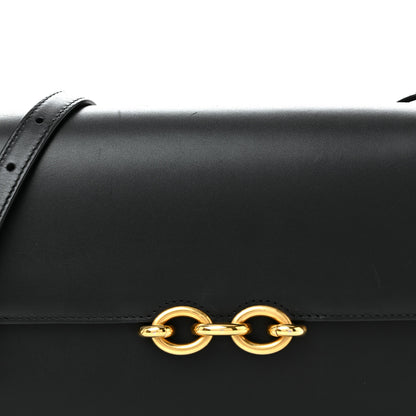 Saint Laurent Smooth Calfskin Le Maillon Satchel Black 7 of 9