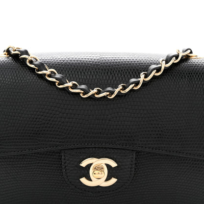 Chanel Lizard Mini Rectangular Flap Black 8 of 11