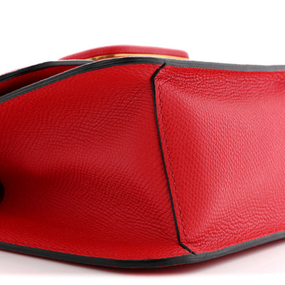 Valentino Garavani Grainy Calfskin Small VSling Shoulder Bag Red 8 of 10