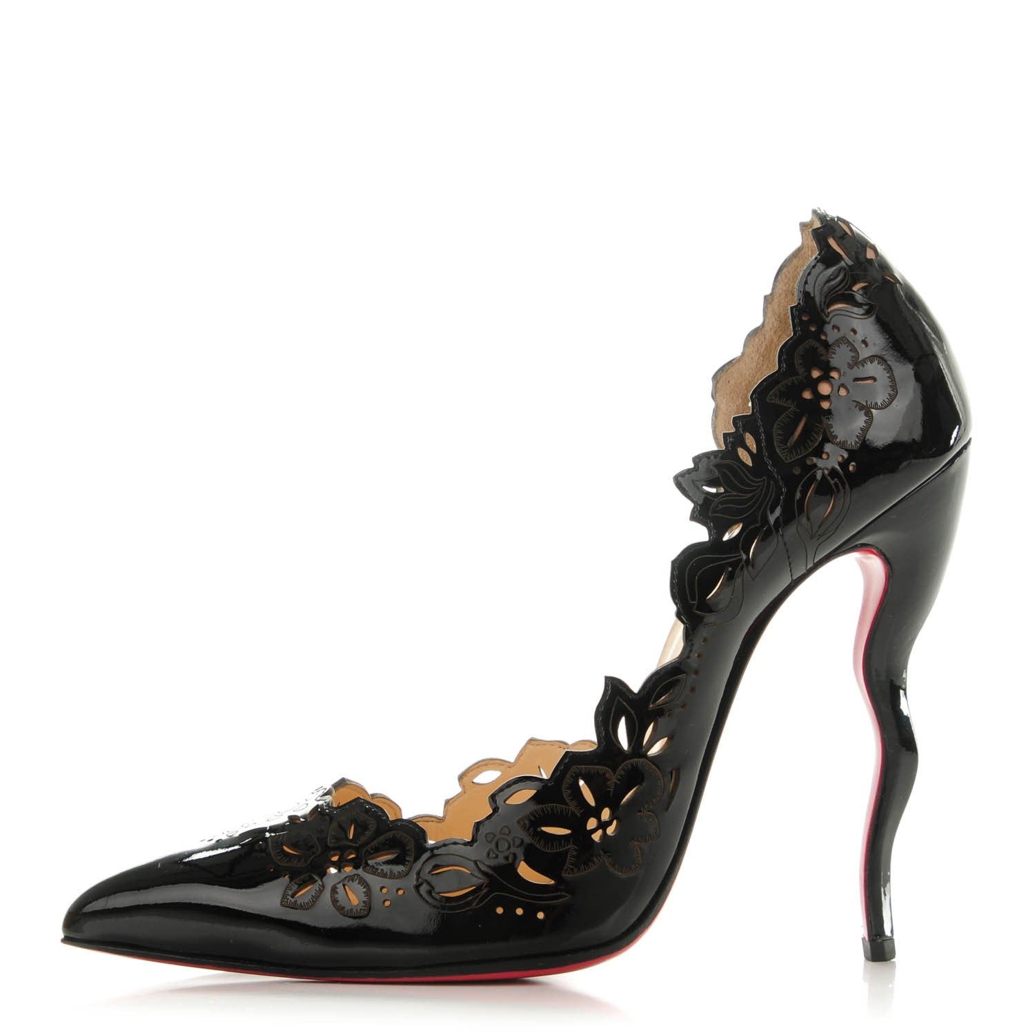 Christian Louboutin Patent Beloved 120 Pumps 39 Black 1 of 9
