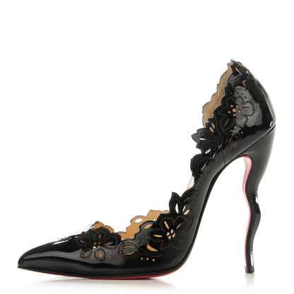 Christian Louboutin Patent Beloved 120 Pumps 39 Black 1 of 9