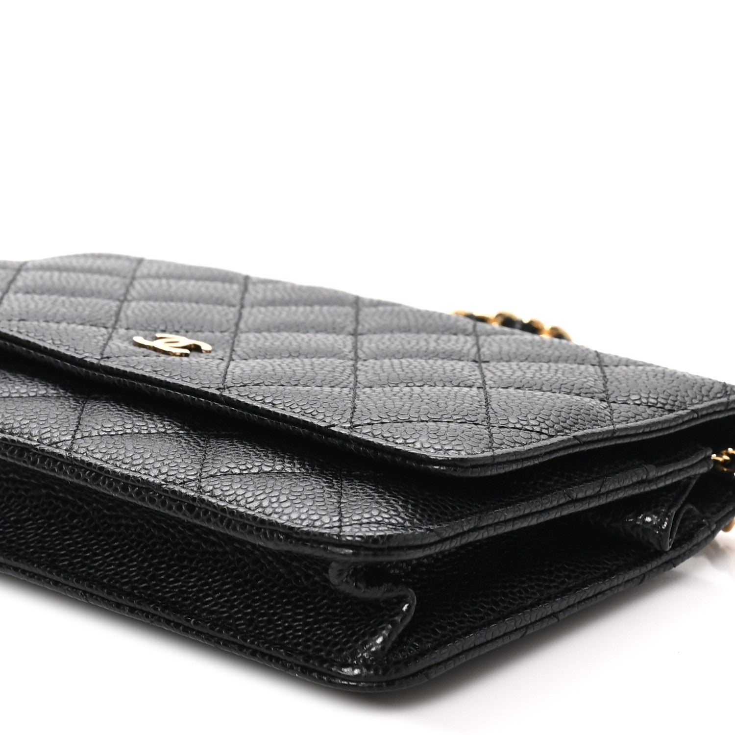 Chanel Caviar Quilted Wallet on Chain WOC Black 10 of 10