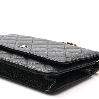 Chanel Caviar Quilted Wallet on Chain WOC Black 10 of 10