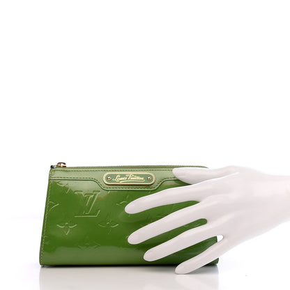 Louis Vuitton Vernis Trousse Cosmetic Pouch Vert Tonic 2 of 9
