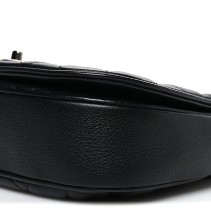 Chanel Calfskin Quilted Casual Pocket Messenger Flap Black 10 of 11