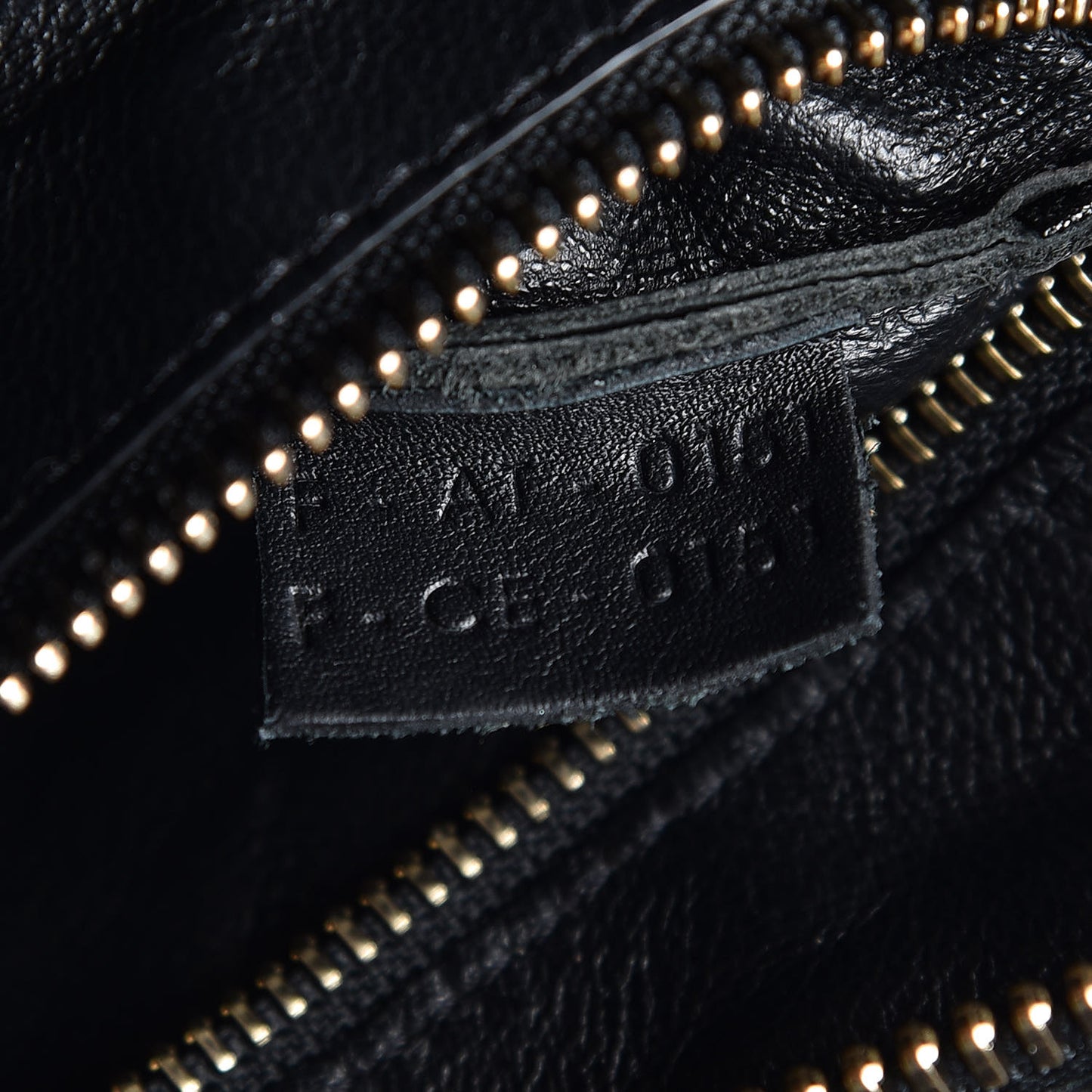 Calfskin Micro Luggage Black