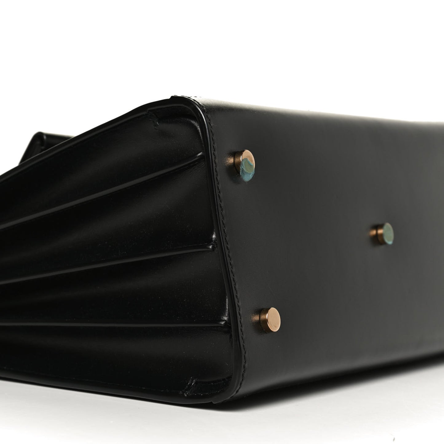 Calfskin Paglia Palm Sac De Jour Black
