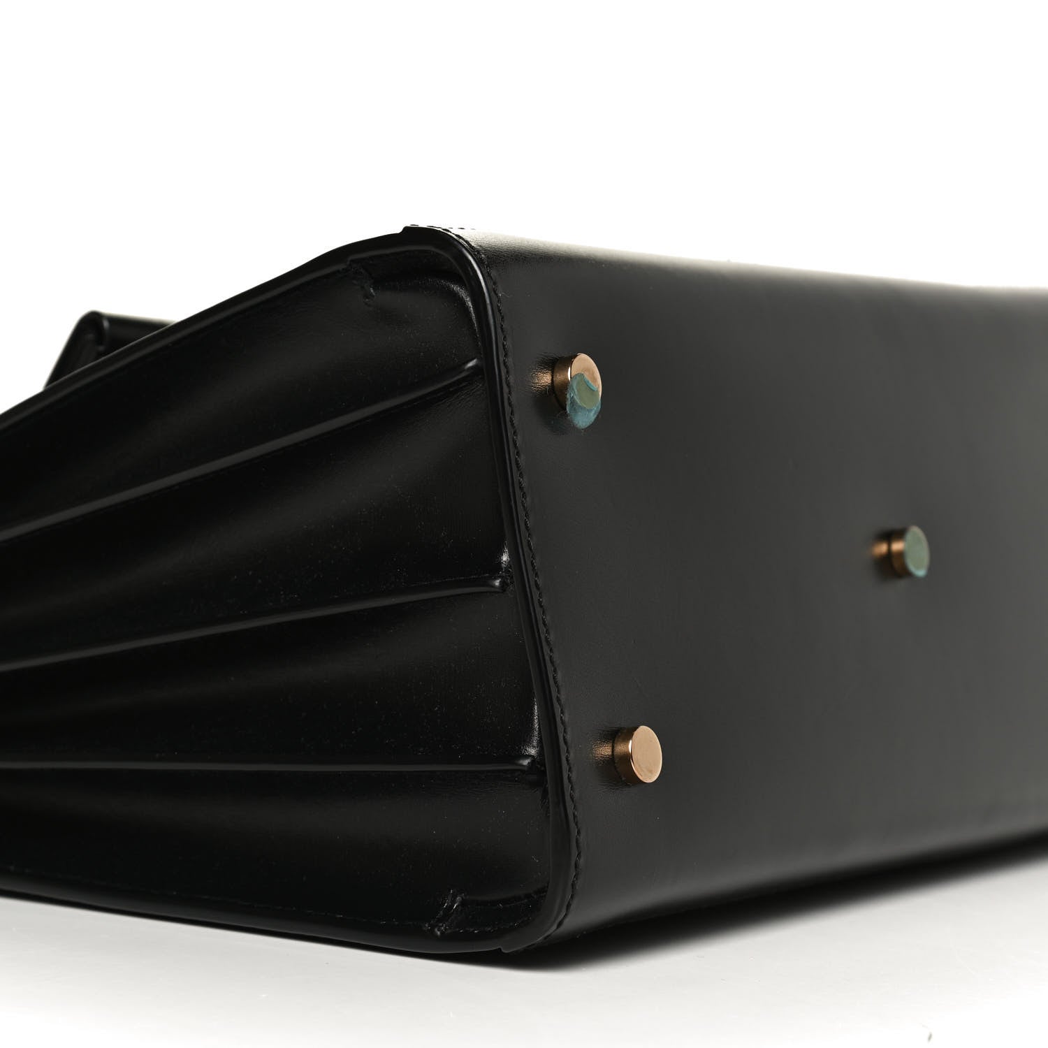 Saint Laurent Calfskin Paglia Palm Sac De Jour Black 8 of 9