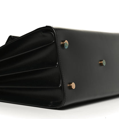 Saint Laurent Calfskin Paglia Palm Sac De Jour Black 8 of 9