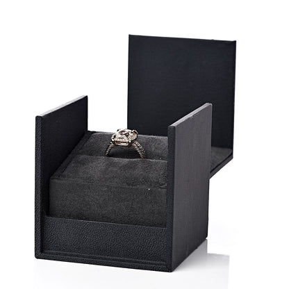 David Yurman 18K Rose Gold Morganite Diamond 9mm Chatelaine Ring 54 6.75 6 of 6