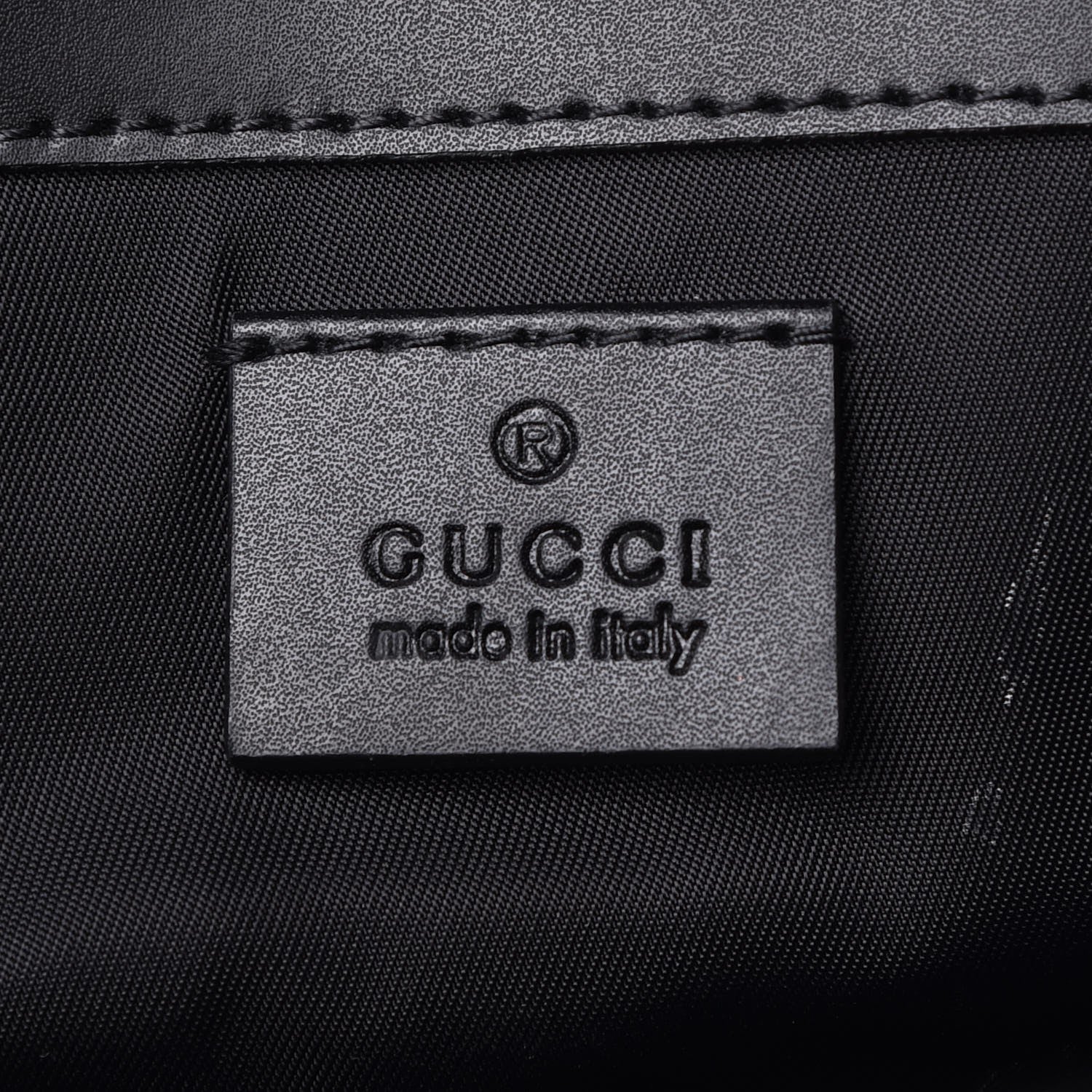 Gucci GG Supreme Monogram Web Messenger Diaper Bag Black Grey 6 of 8