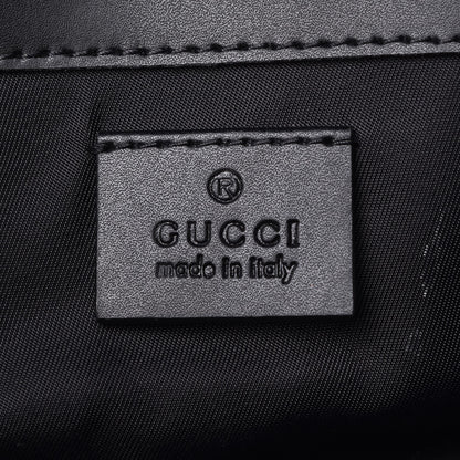 Gucci GG Supreme Monogram Web Messenger Diaper Bag Black Grey 6 of 8