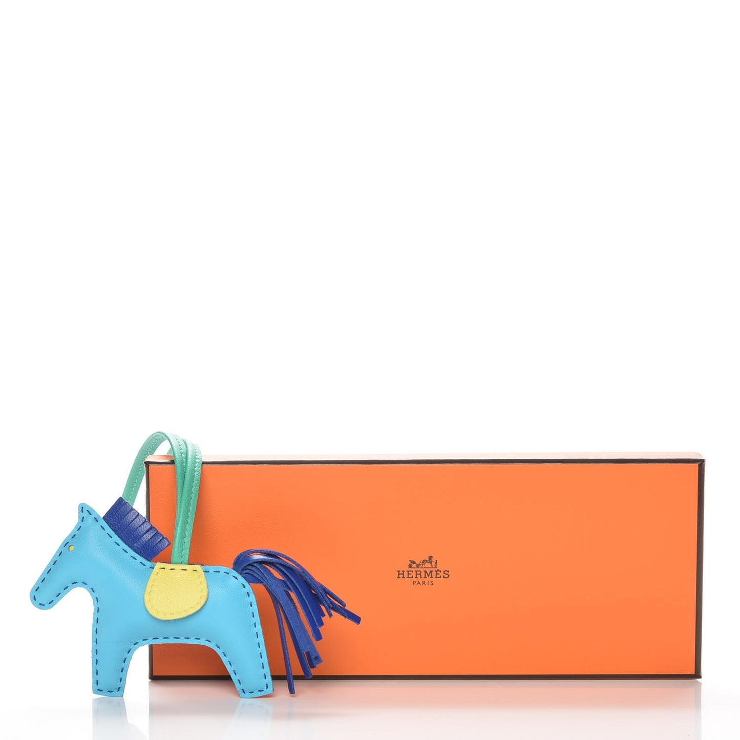 Milo Lambskin Grigri Rodeo Horse Bag Charm PM Rose Shocking Bleu Azteque Bleu Electrique Menthe Soufre Violet