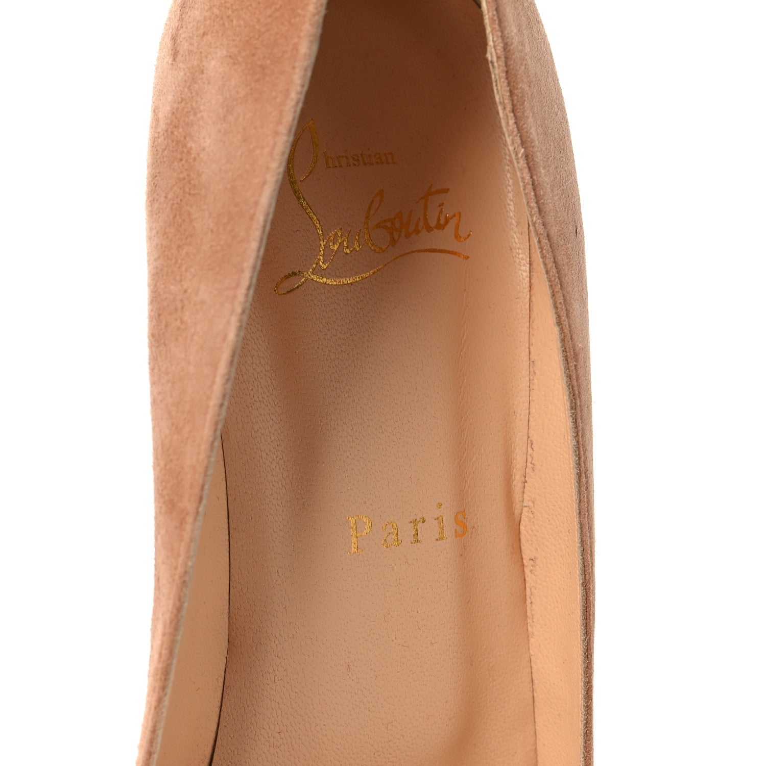 Christian Louboutin Veau Velours Clare 80 Pumps 38 Courtisane 8 of 9