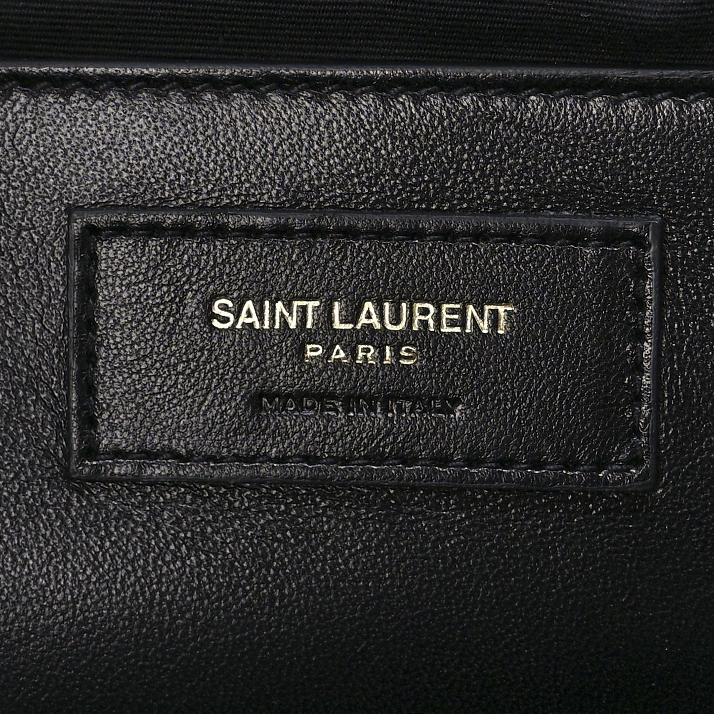 Suede Tri-Quilt Monogram Medium College Bag Black