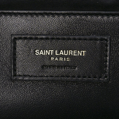 Saint Laurent Suede Tri-Quilt Monogram Medium College Bag Black 5 of 10