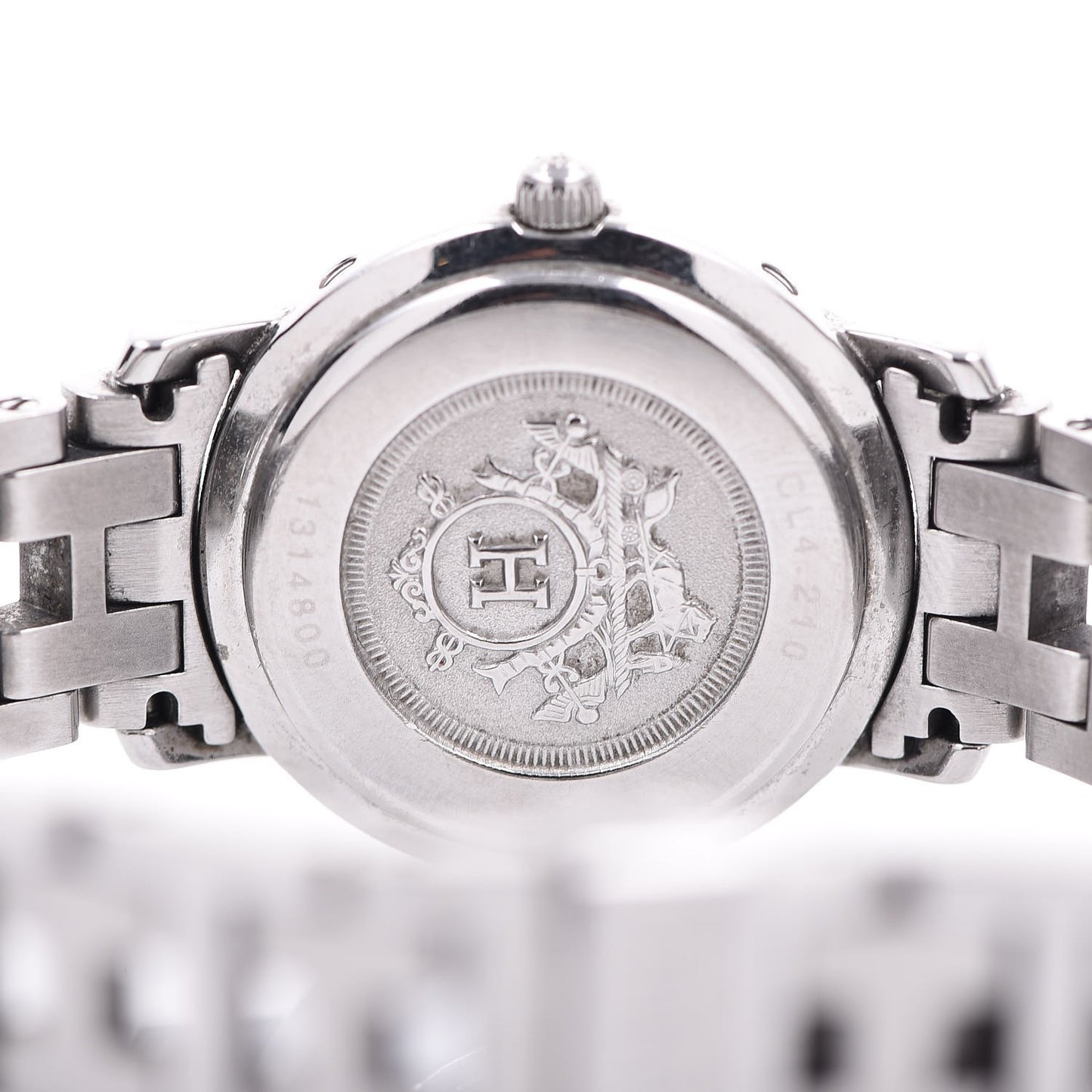 Stainless Steel 24mm Clipper Quartz Watch White