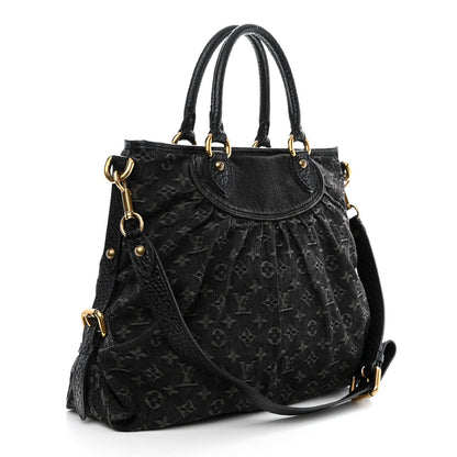 Louis Vuitton Denim Neo Cabby GM Black 3 of 15