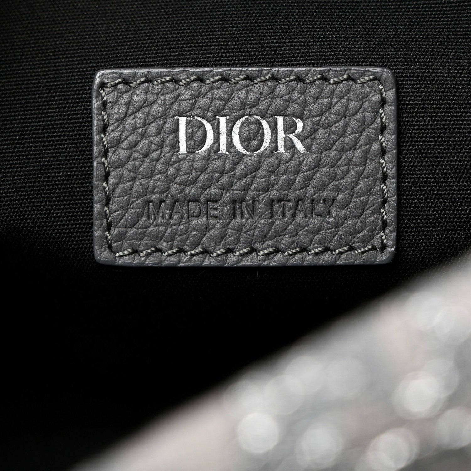 Christian Dior Oblique Jacquard Lingot 22 Bag Silver 6 of 11