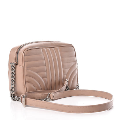 Prada Soft Calfskin Diagramme Crossbody Bag Cipria 3 of 10