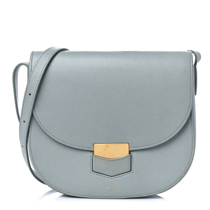 Celine Grained Calfskin Compact Trotteur Cloud 1 of 21