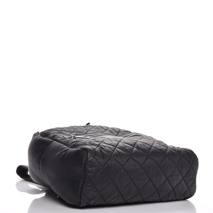 Chanel Nylon Quilted Coco Cocoon Backpack Black 4 of 9