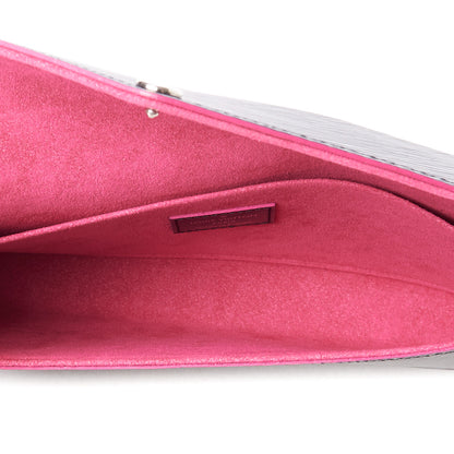 Louis Vuitton Epi Pochette Felicie Black Hot Pink 8 of 10