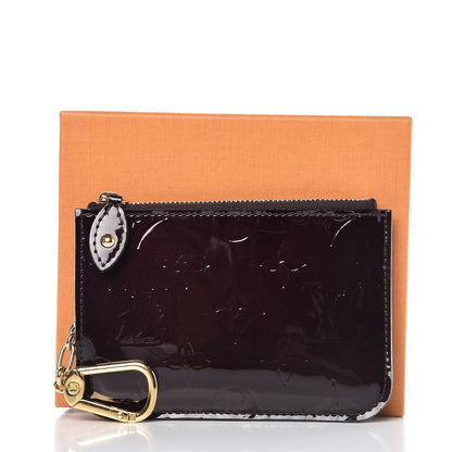 Louis Vuitton Vernis Key Pouch NM Amarante 7 of 7