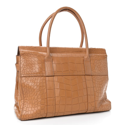 Mulberry Crocodile Embossed Bayswater Camel 2 of 12