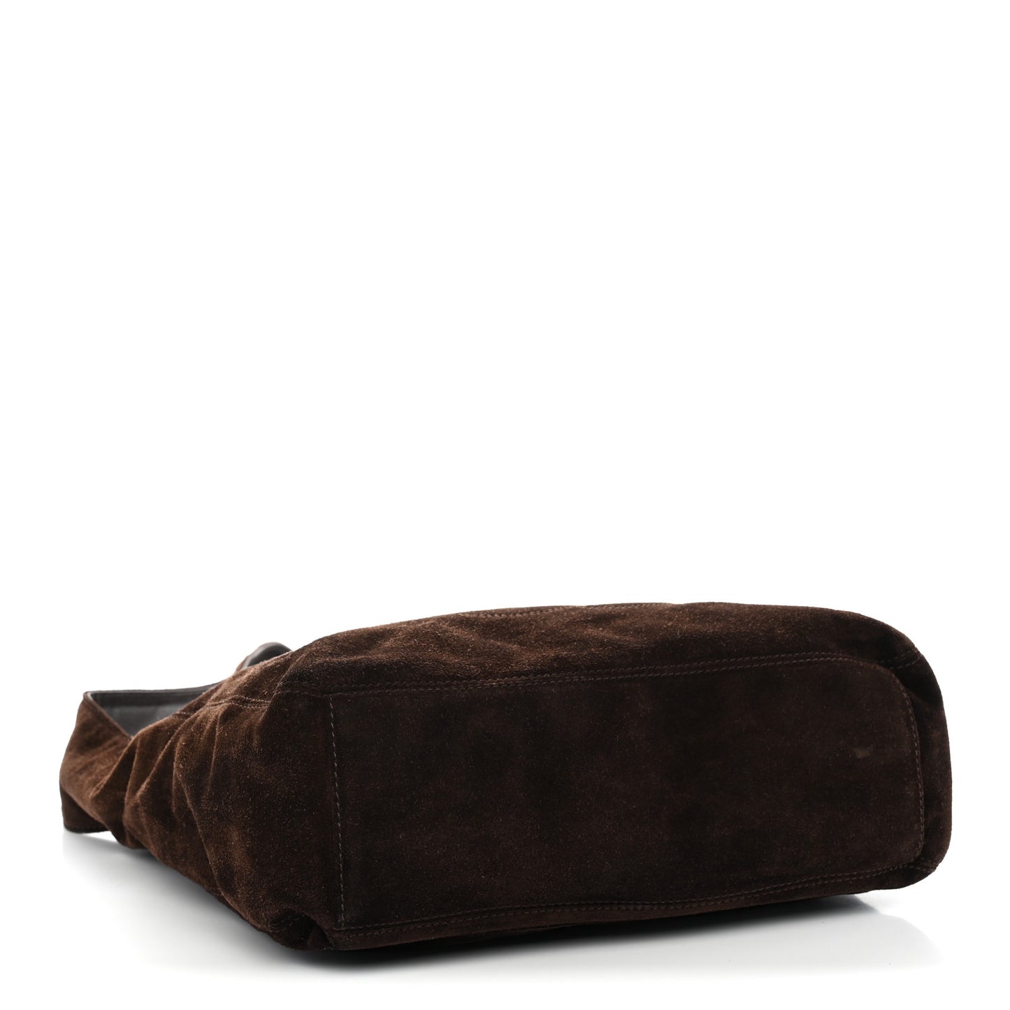 Suede CC Tassel Messenger Bag Brown