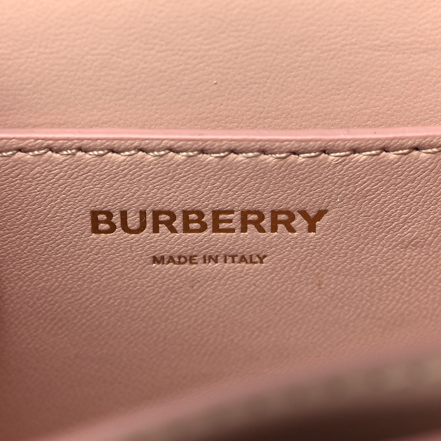 Burberry Calfskin Mini TB Bag Rose Beige 5 of 10