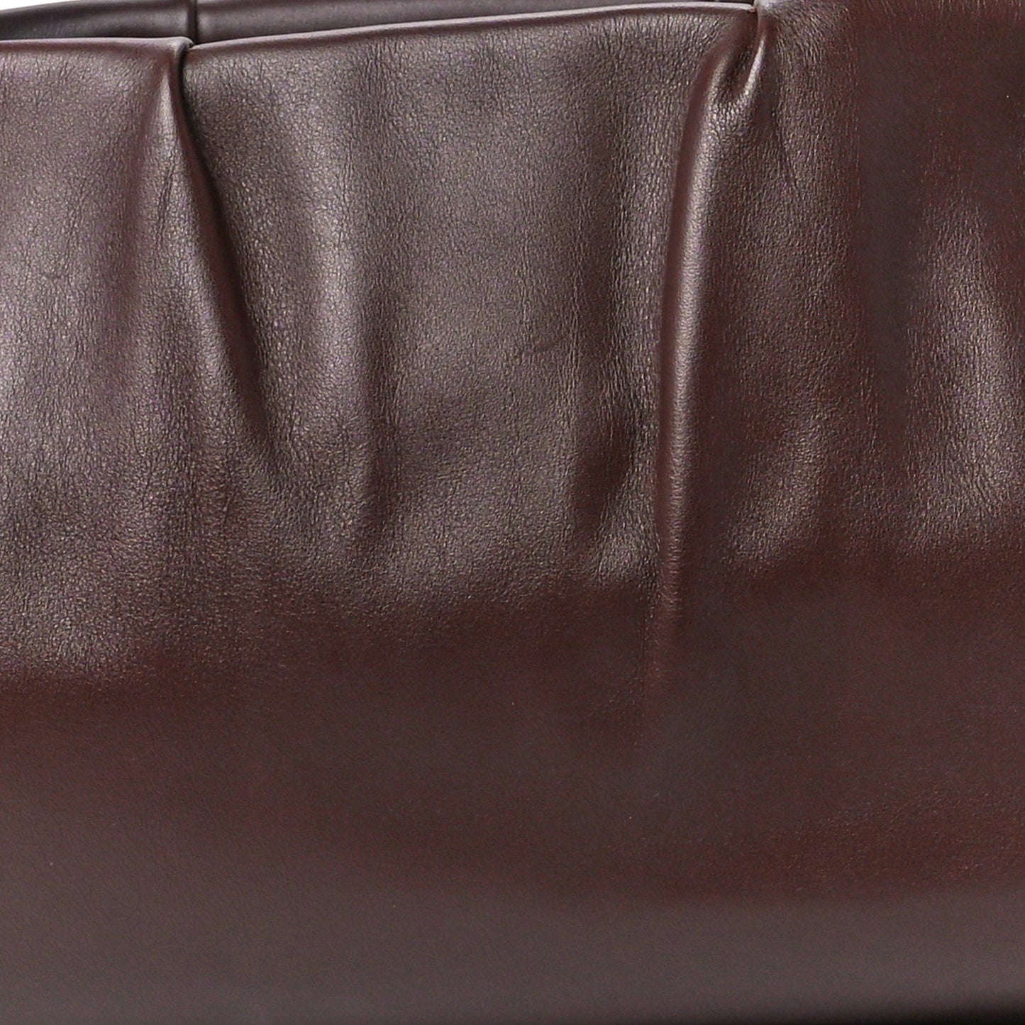 Calfskin Medium Purse Bag Dark Brown