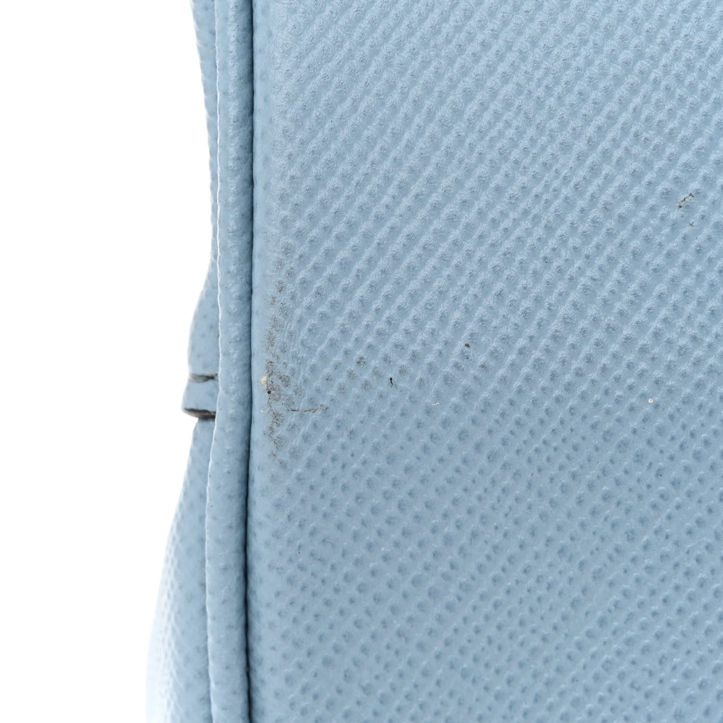 Saffiano Cuir Medium Double Bag Astrale Blue