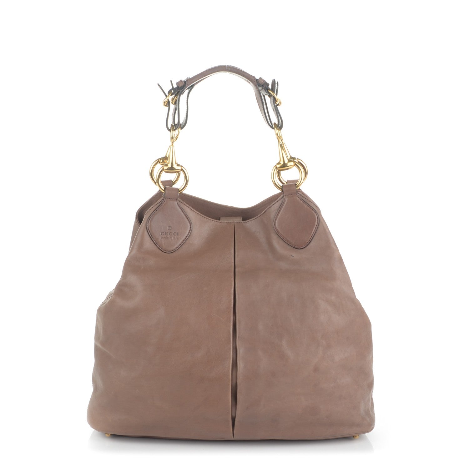 Gucci Calfskin Soft Icon Tote Pink Tan 1 of 7