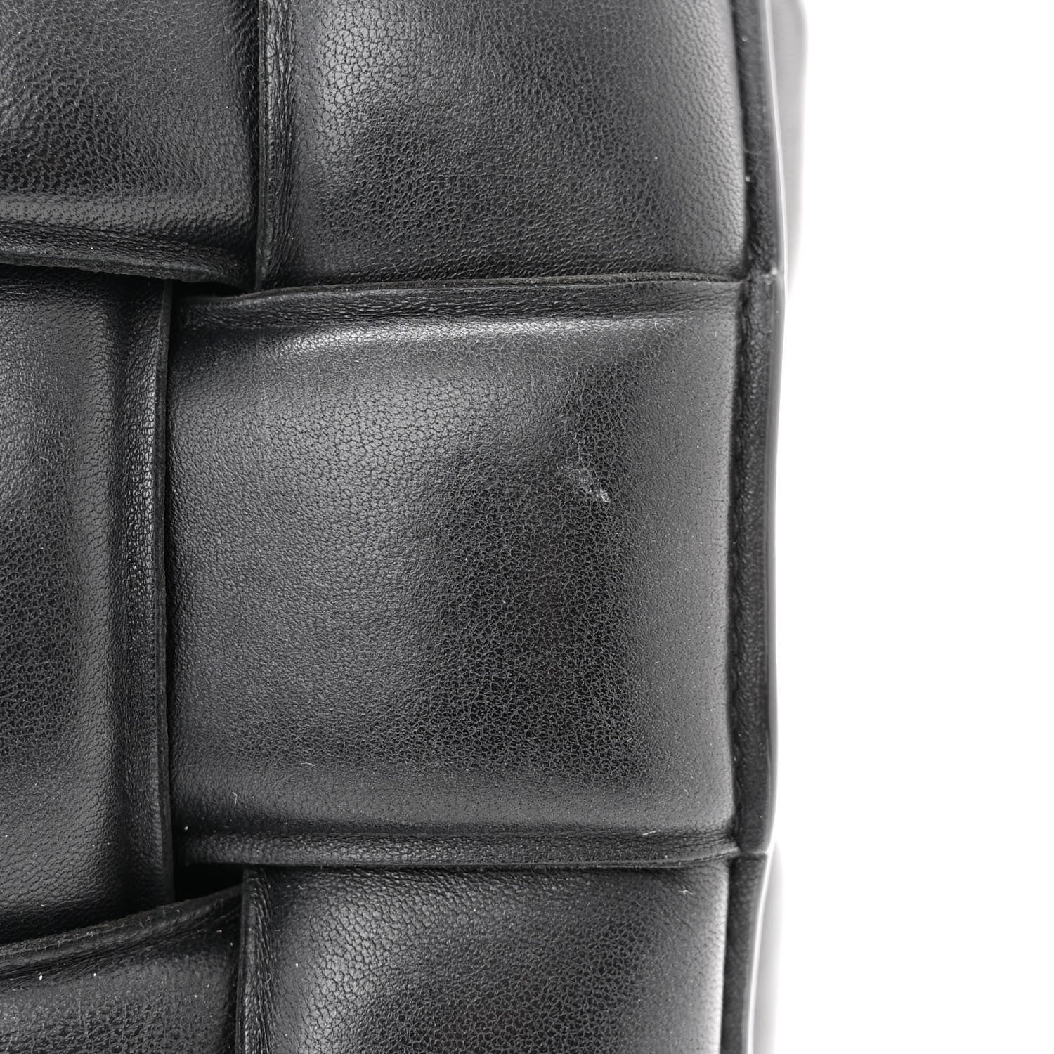 Bottega Veneta BOTTEGA VENETA Nappa Maxi Intreccio Padded Cassette Crossbody Bag Black 14 of 14