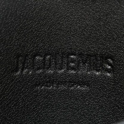 Jacquemus Smooth Calfskin Le Porte Azur Envelope Wallet Black 6 of 9