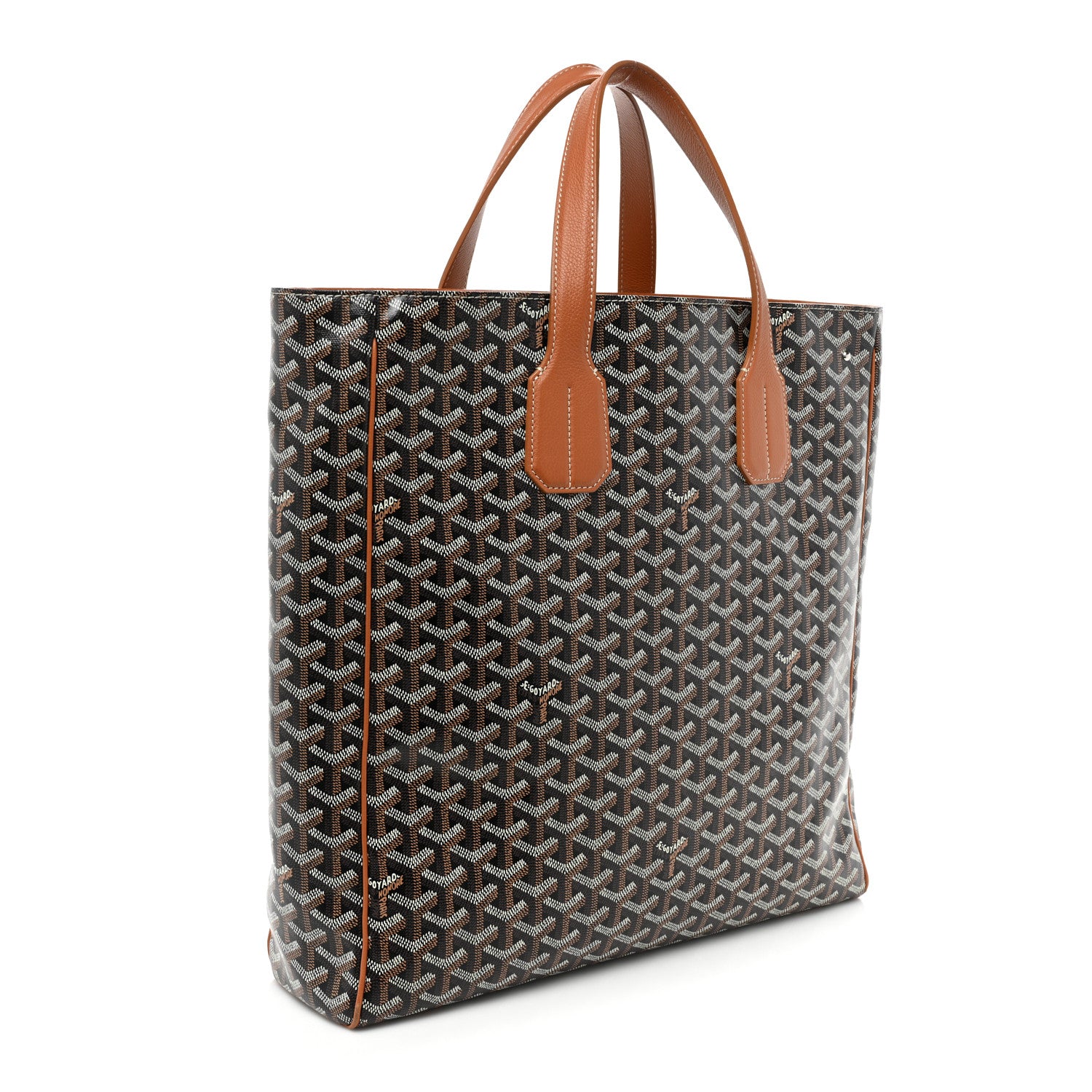 Goyard Goyardine Voltaire III Tote Black Gold 3 of 19