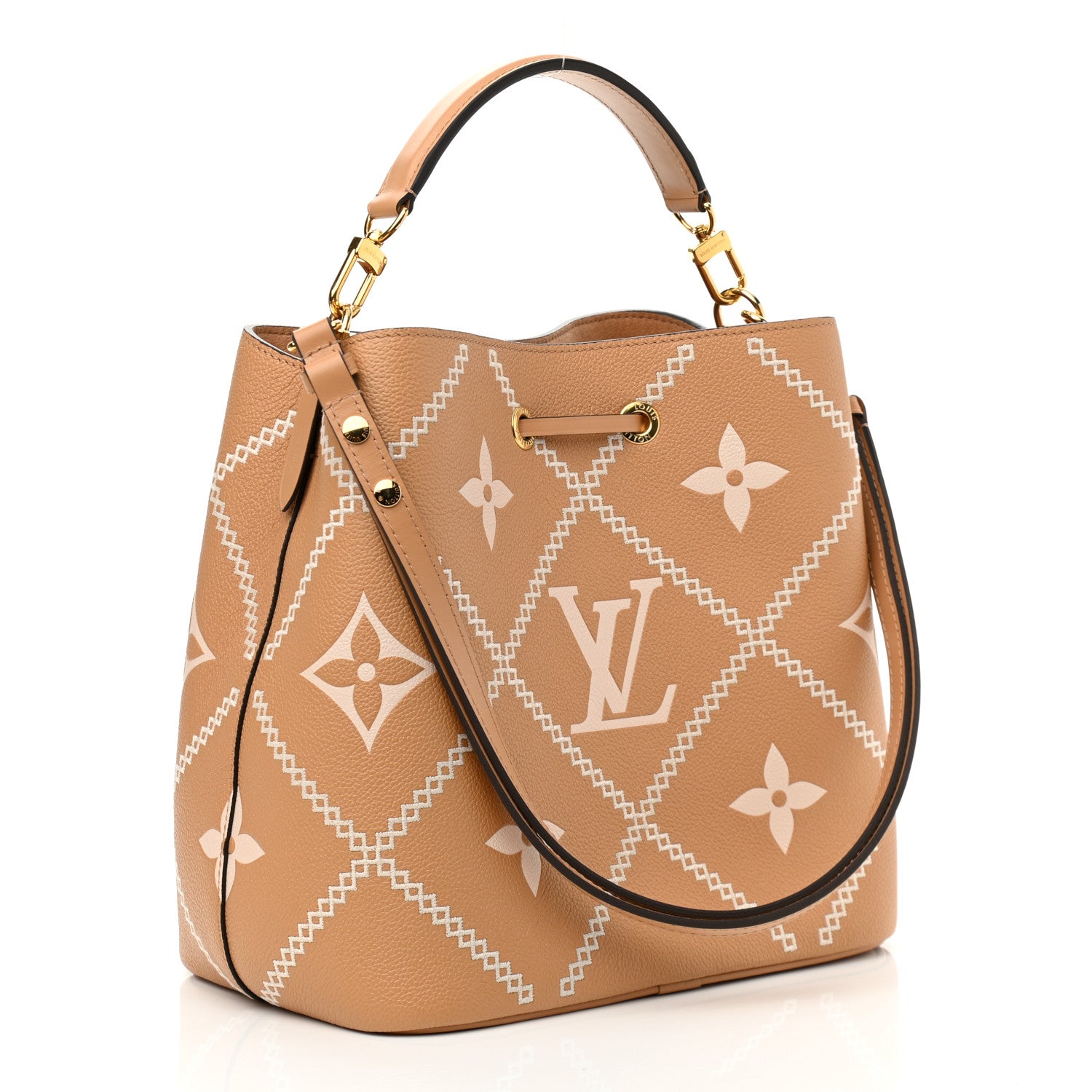 Louis Vuitton Empreinte Monogram Giant Broderies Neonoe MM Arizona 3 of 10
